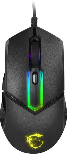 Mouse Rgb Con Cable Para Pc Msi |interruptor Omron Ajusta...