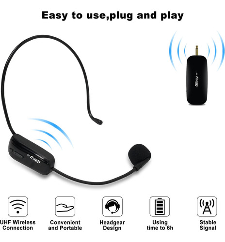 Micrófono Inalámbrico Uhf Sistema De Micrófono Inalámbrico M