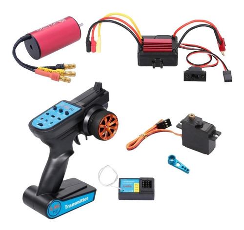 Motor Sin Escobillas 35a Esc Controlador De Receptor Servo