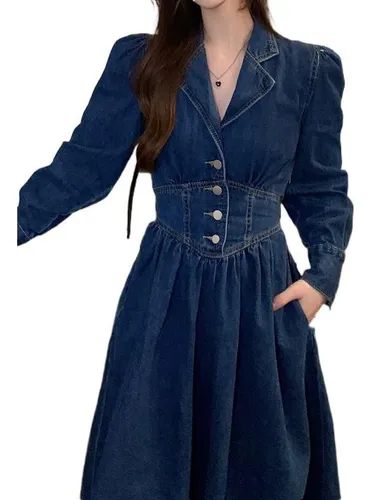 Vestido vaquero para mujer hotsell