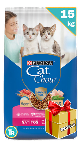 Ración Gato - Cat Chow Gatitos + Obsequio Y Envío Gratis