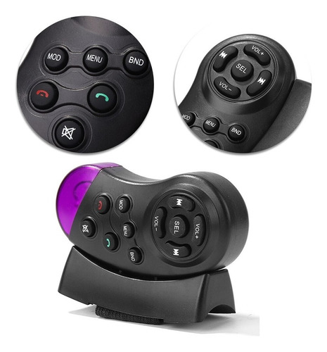 Mando Volante Radio Universal Inalámbrico - Control Multime