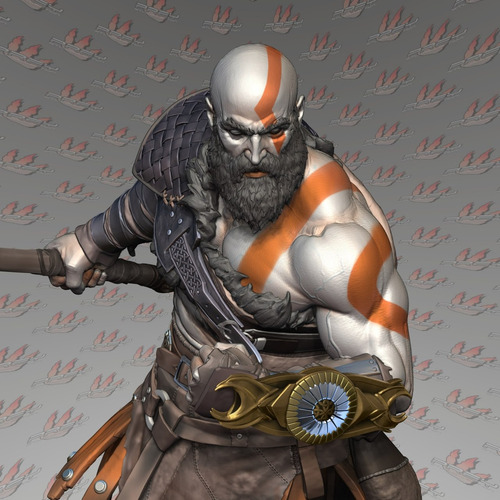 Archivo Stl Impresión 3d - God Of War - Kratos Bust - Preyco