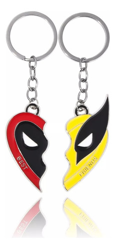 Collar Y Llaveror Con Cuello Deadpool Y Wolverine Deadpool X