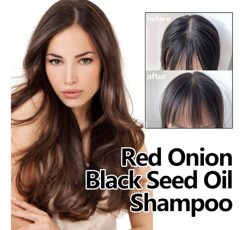Champú De Limpieza Profunda Con Aceite De Semillas Negras De
