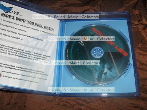 Red De Mentiras Pelicula Blu Ray Leonardo Di Caprio Crowe (Usado)