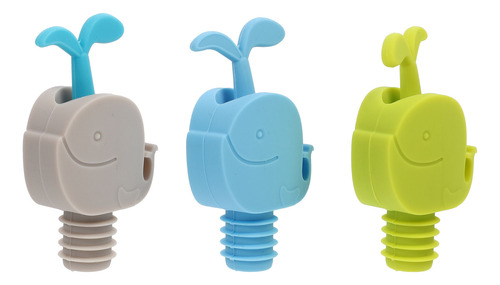 Botella Reutilizable De Corcho Stoppers Whale, 3 Unidades