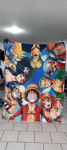 Cobija Manta Anime One Piece Amigos 160cmsx180cms