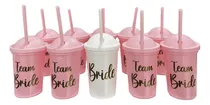 Comprar Vasos Milkshake Team Bride Personalizados Pack Por 15 Vasos