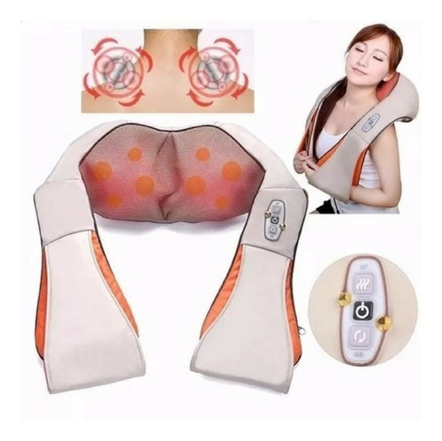 Colete Massageador Shiatsu Bivolt Promoção Envio Rápido