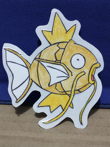 Sticker Casero Magikarp Shiny Pokémon Bootleg (Usado)