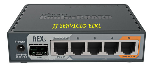 Mikrotik - Rb760igs Hex S, 5 Puertos Gigabit, 01 Sfp