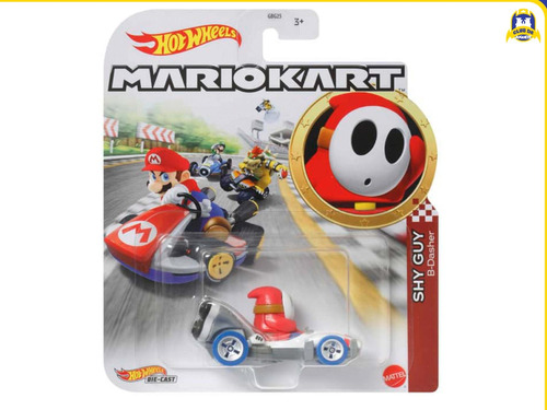 Hot Wheels | Mario Kart | Shy Guy Color rojo