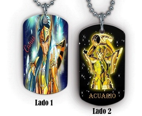 Imagen 1 de 4 de Cadenas Personalizadas Caballeros Del Zodiaco