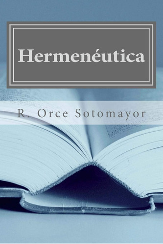 Libro Hermaneutica (spanish Edition)