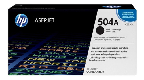 Toner Hp Ce250a Negro Original Laserjet Hp Cp3525 Cm3530