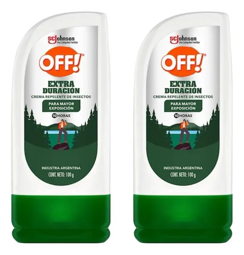 comprar Repelente Mosquito Off Crema Extra Duracion Verde Combo X 2