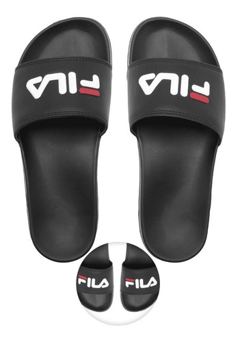 Chinelo Masculino Fila Original Tira Flip Flop Drifter Preto