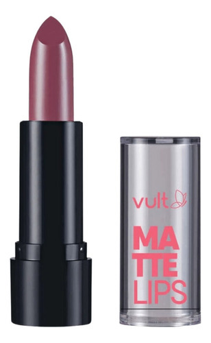 Batom Vegano Matte Lips Cor Marsala 3,8g Vult