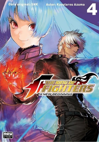 The King Of Fighters New Beginning, De Kyotarou Azuma., Vol. 4. Editora Newpop, Capa Mole Em Português, 2022