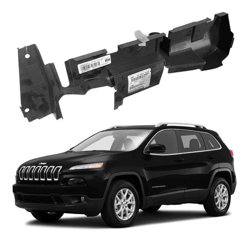 Defletor Radiador Jeep Cherokee 2015 Direito K68207946aa +