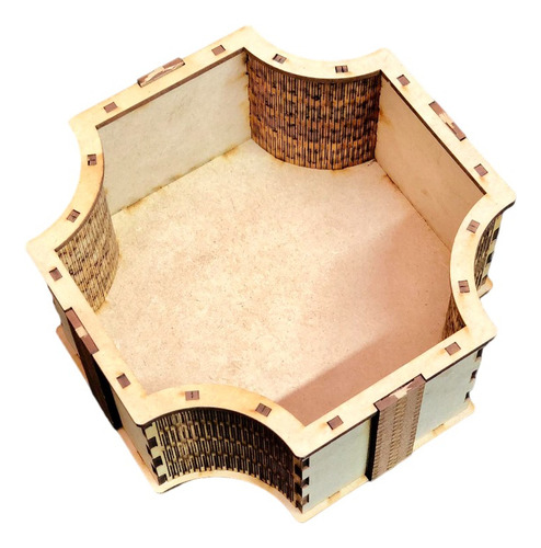 Alhajero De Madera Tapa Tipo Moño