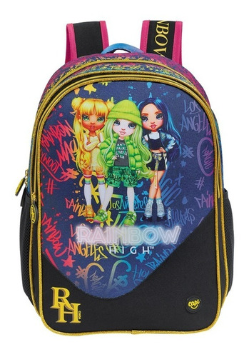 Bolso Morral Grande Para Niñas - Rainbow High