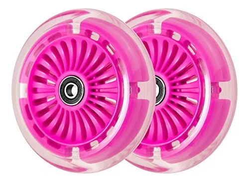 comprar Ruedas Led 120mm Para Patinete 3 Ruedas, Set 2 Ruedas De