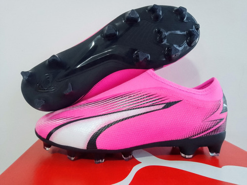 Botines Puma Match Ll Fg/ag Niños/as Pink