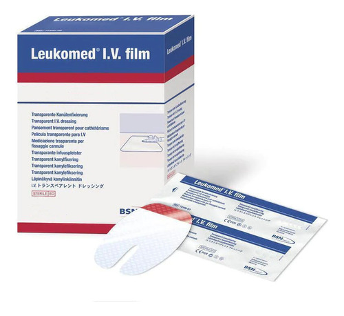  Leukomed Iv Film Apósito Fijación Vía Venosa 4.5cm X 4.5 Cm