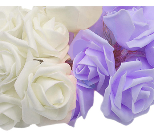 Luces De Hadas De Flores Rosas, 20 Led, Luces De Flores