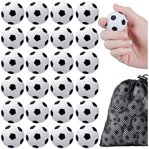 40 Pcs Mini Bolas De Fútbol,squeezable Stress Soccers,pequeñ