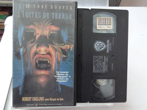 Vhs Noites De Terror Robert Englund Zoe Trilling Tobe Hooper (Usado)