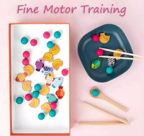 Juego Didáctico Estimulación Motricidad Fina Para Niños