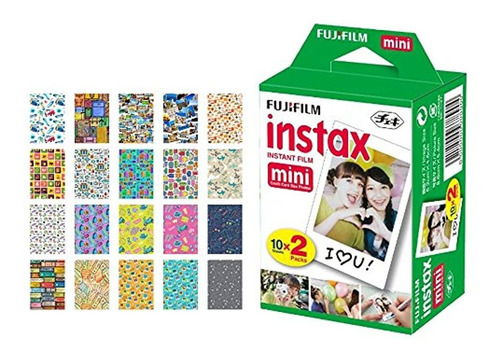 Mini Instant Film 20 Marcos Adhesivos Para Fuji Instax