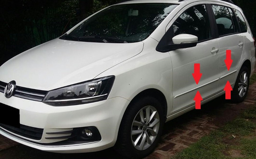 Vw Suran 2015/2016/2017/2018/2019 Baguetas De Puertas Para Pintar Walrod306