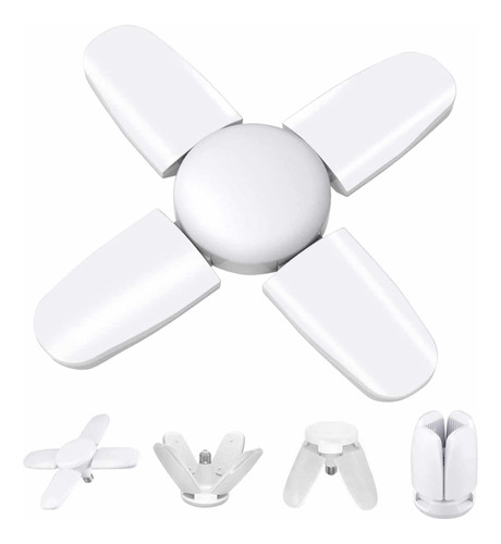 Foco Led Tipo Mini Ventilador 28w Blanco Frío 6500k