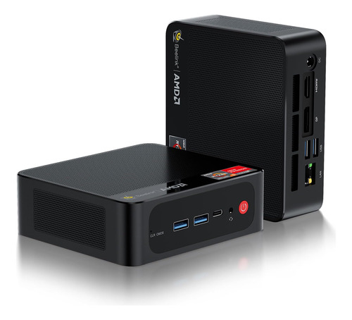 Beelink Mini Pc, Amd Ryzen U Hasta 4,3 Ghz), 16 Gb Ddr4 500 