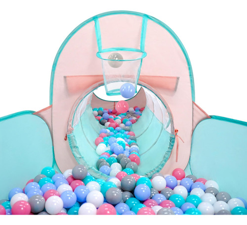 Tienda De Campaña Desplegable 3 En 1 Para Niños Con Túnel Y