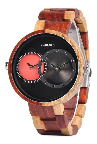 Reloj de madera Caryocar - Bobo Bird - R10