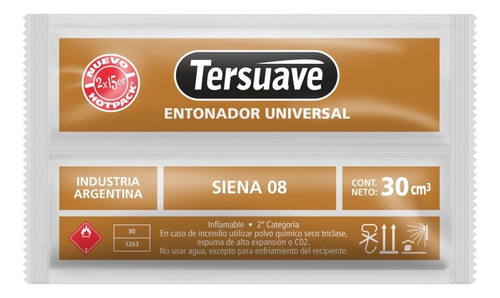 Entonador Tersuave Universal 30 Cc - Mix Color Siena