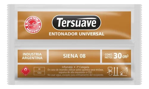 Entonador Tersuave Universal 30 Cc - Mix Color Siena