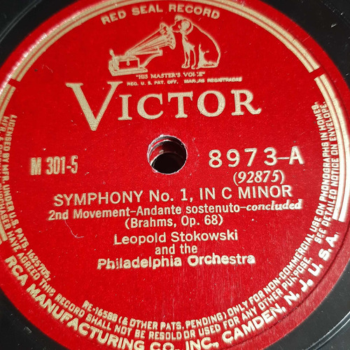 Pasta Leopold Stokowski Philadelphia Orch Victor 8973 Tc64