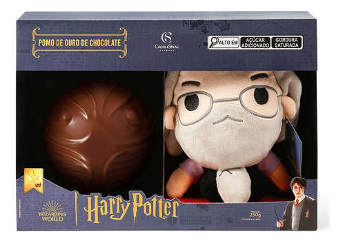 Ovo De Páscoa Harry Potter Dumbledore 250g Cacau Show