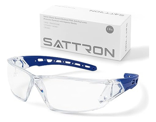 Sattron 1 Pack Safety Glasses, Anti-fog Protective Eyewear,