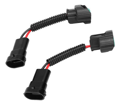 2pcs H11 Lâmpada Base Adaptador Tomada Tomada Feminino Fio