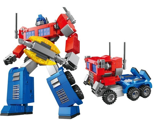 Transformers Optimus Prime Bloques Construccion Rompecabezas