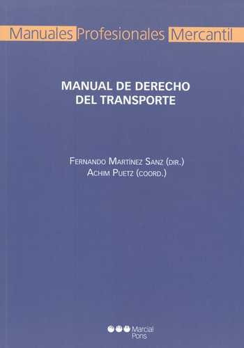 Libro Manual De Derecho Del Transporte