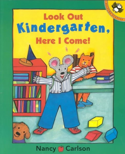 Mirar Hacia Fuera De Kindergarten Aquí Vengo!