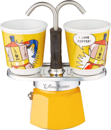  Mini Express Lichtenstein: Moka Set Incluye Cafetera D...